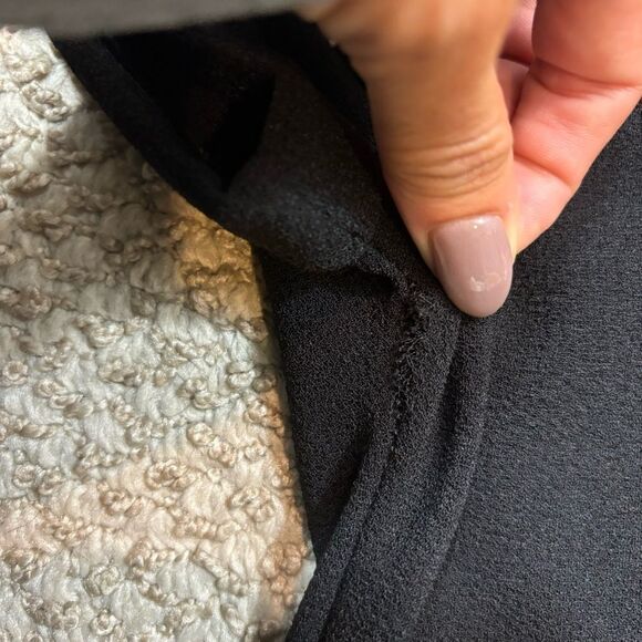 Ladies Lush Brand Black Short Sleeve Shift Style Dress Size XL - Picture 9 of 11